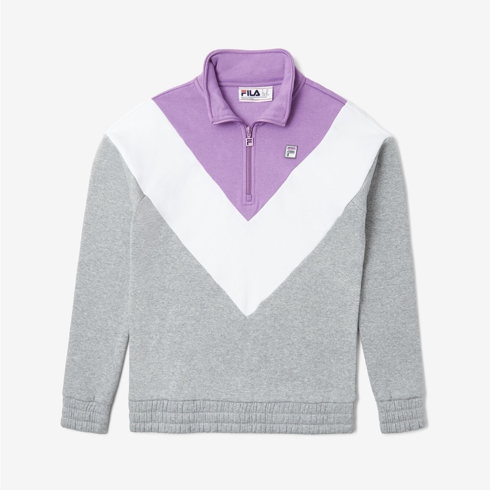 FILA Women’s 1/4 Zip Pullover Sweatshirt M